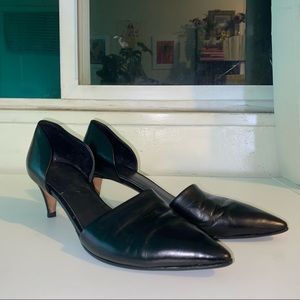 VINCE Leather D'Orsay Pumps